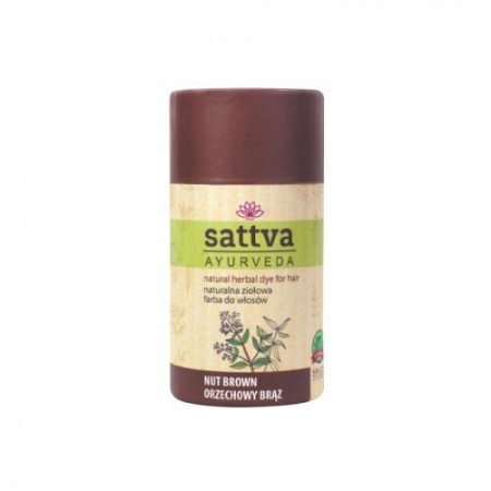 SATTVA AYURVEDA HENNA ORZECHOWY BRĄZ 150G